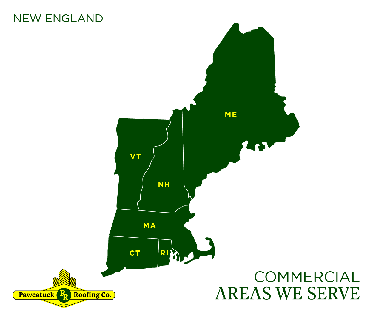 Commercial areas we serve all of New England