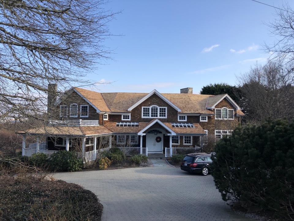Cedar shake shingle roof installation by Pawcatuck Roofing Company