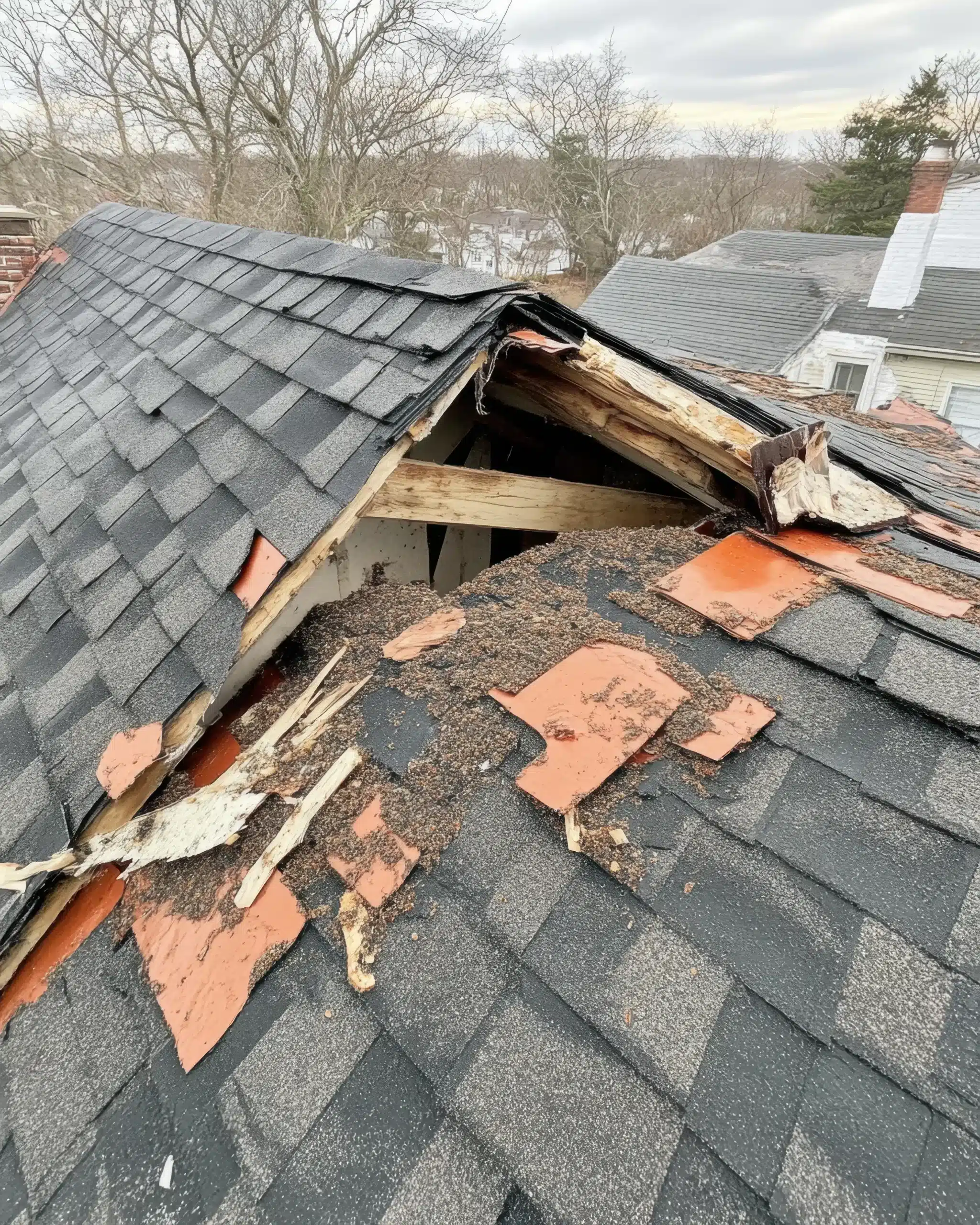 Emergency Storm Damage Repair Pawcatuck Roofing