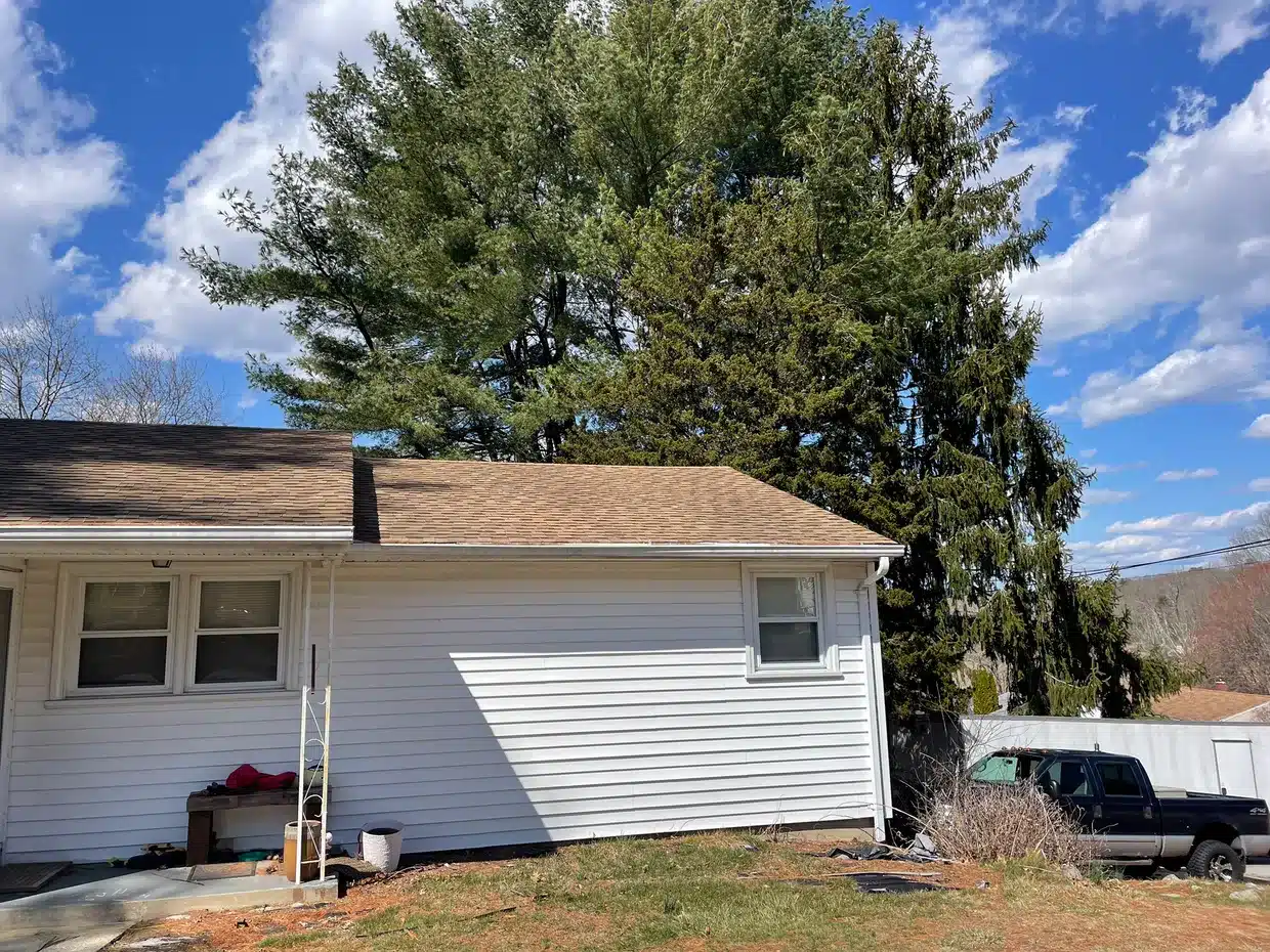Residential Roof Replacement, Weathered Wood Shingles Ledyard CT