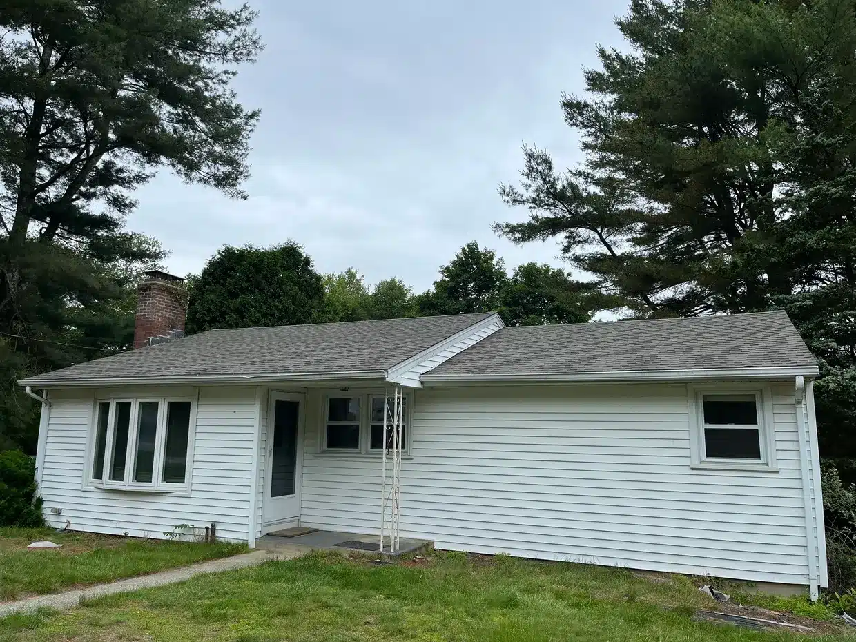 Residential Roof Replacement, Weathered Wood Shingles Ledyard CT