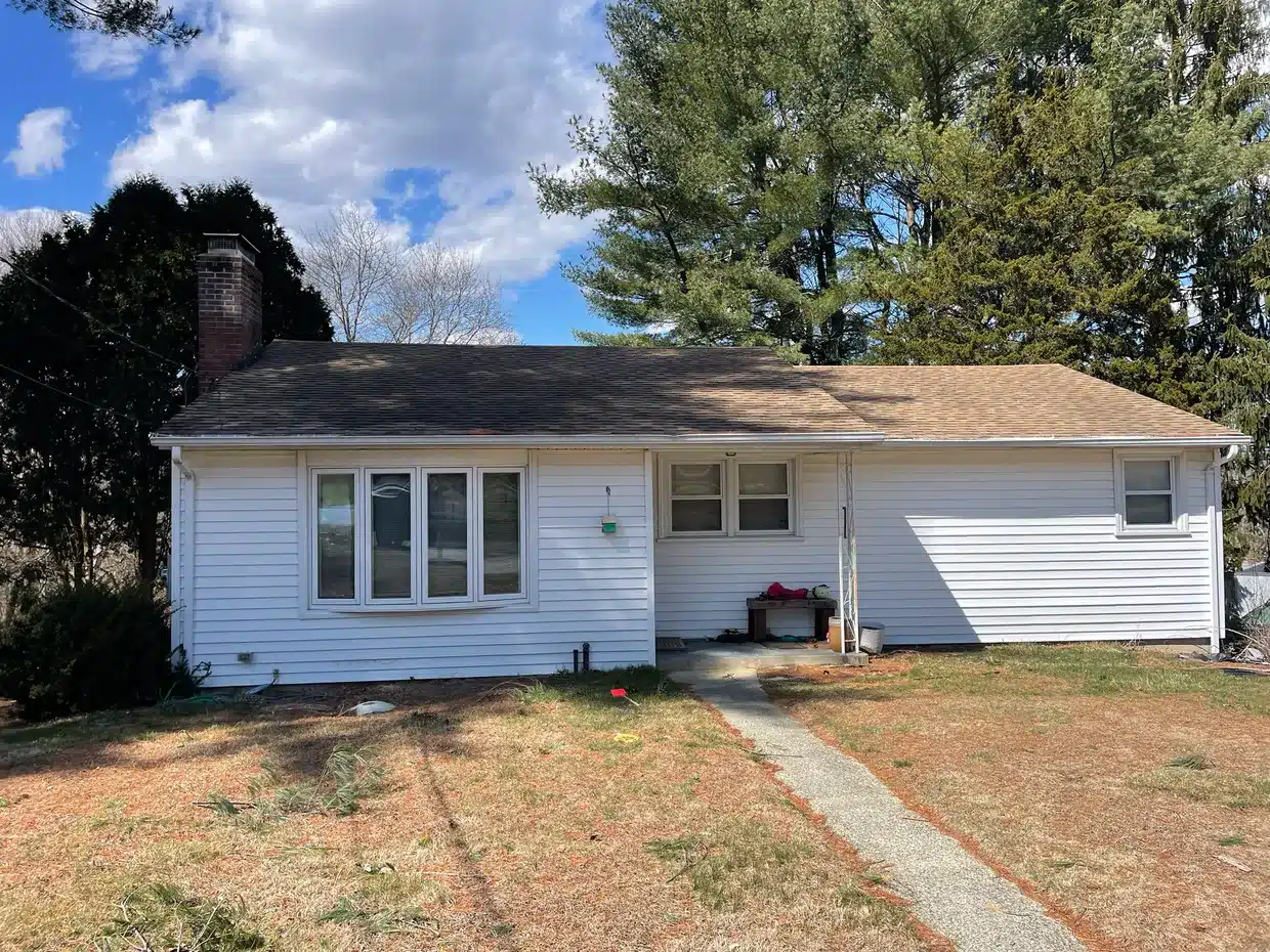 Residential Roof Replacement, Weathered Wood Shingles Ledyard CT