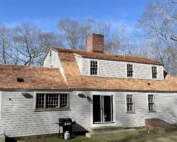 A residential roofing project by a nearby Pawcatuck roofing company.