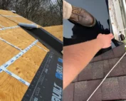 Pawcatuck Roofing technician inspecting a roof for winter readiness